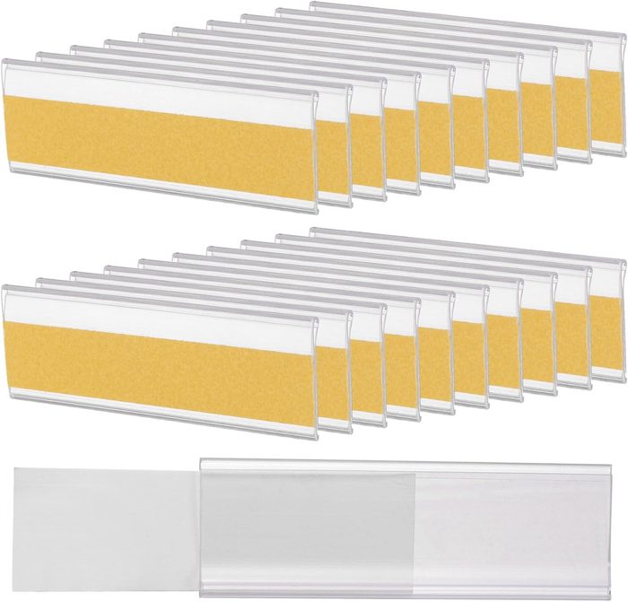 Price Labels, Blank Adhesive Retail Store Shelf Tags