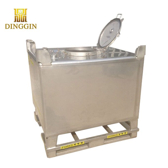 350 Gallon Stainless Steel IBC Tank