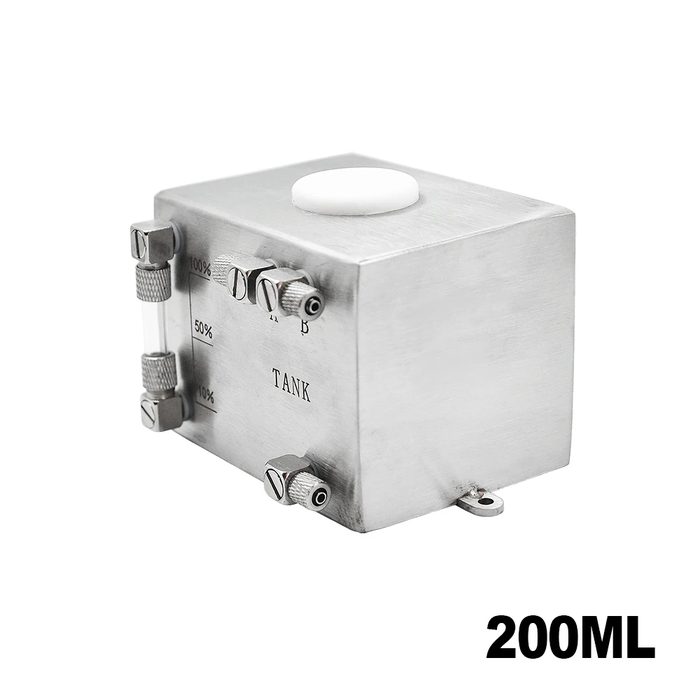 200ml Stainless Steel Hydraulic Oil Tank for RC Excavator