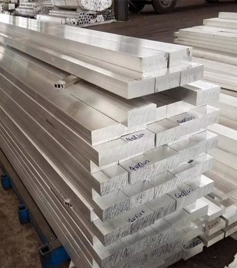 Square Flat Aluminum Bar Solid Aluminum Rod