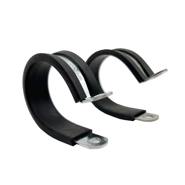 P Clip Rubber Hose Cable Fixing Clamp with EPDM Rubber Washer Cushioned