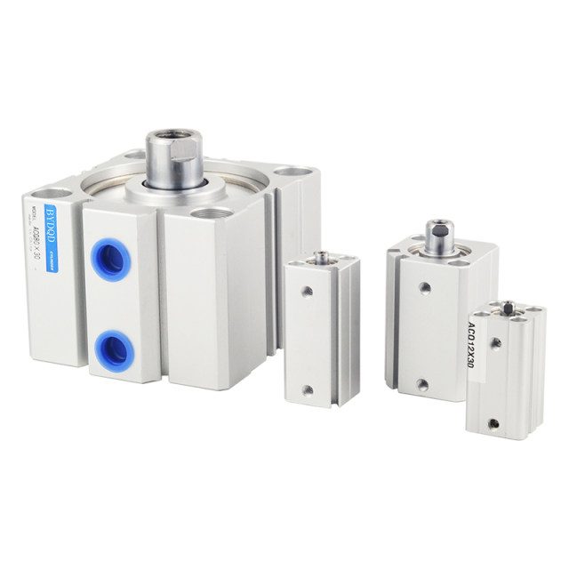 Pneumatic Compact Cylinder, Female Thread, Double Acting