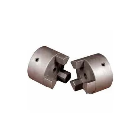 Jaw Coupling Hub, 8mm, 3/8" Natural w/ Clamping