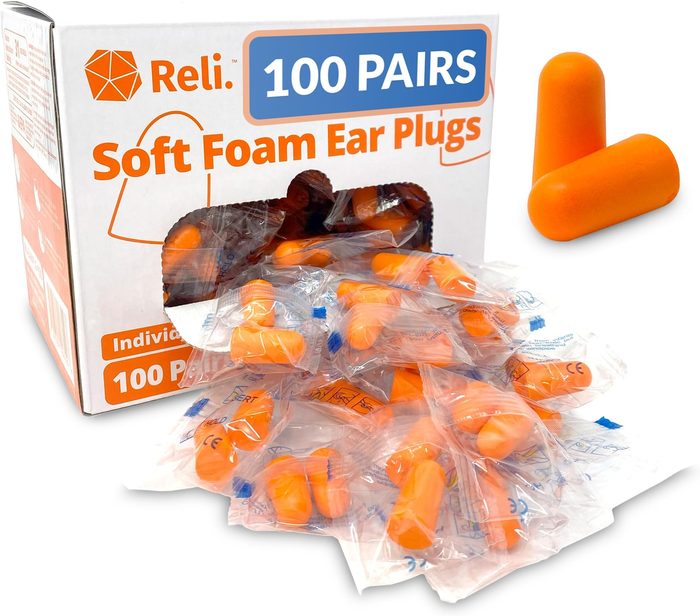 Foam Ear Plugs Disposable Noise Reduction