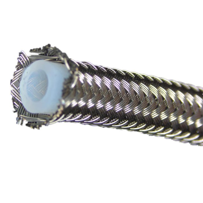 High Purity Convoluted PTFE Hose for Chemical Transfer