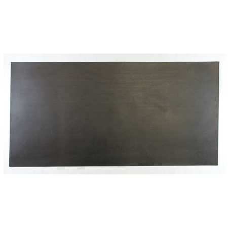 EPDM Rubber Sheet, 1/4 In Thick, 12 x 24 In