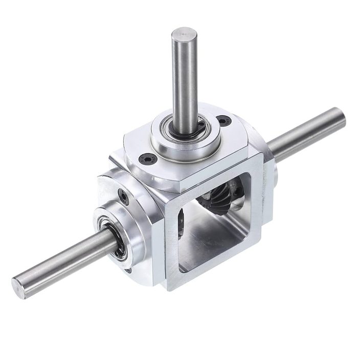 90 Degree Right Angle Bevel Gearbox 1:1 Single Output Shaft