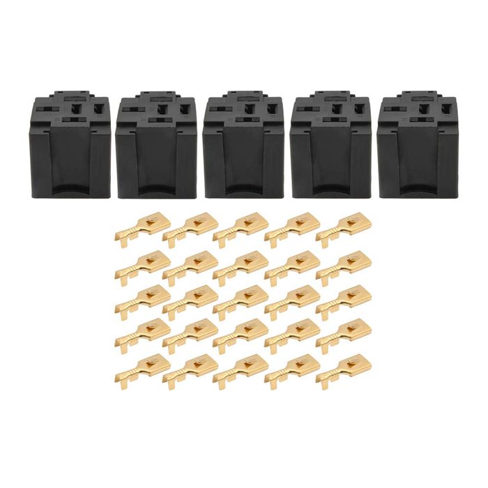 30A 5 Pin Relay Connector Socket