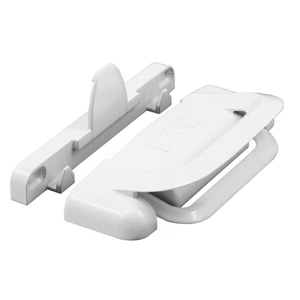 Diecast, White, Sliding Window Slam Latch