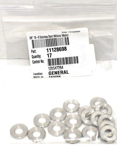3/8" Plain Finish Washer