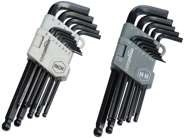 25pc Ball End Hex Key Allen Wrench Set