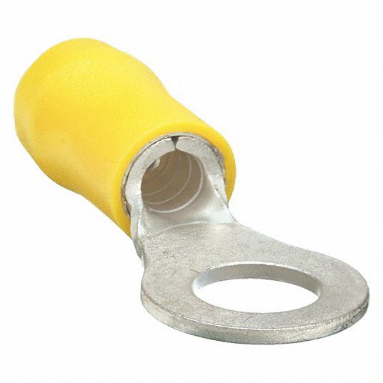 Yellow Vinyl Insulation Ring Terminal