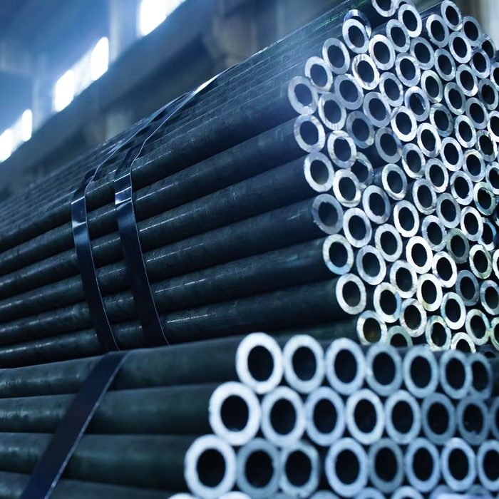 1026 Carbon Steel Round Tube, 0.312 in Wall Thick