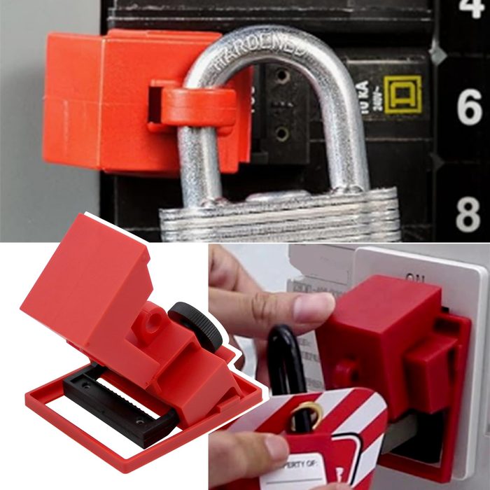 480 600 Volt Clamp-On Circuit Breaker Lockout for Single-