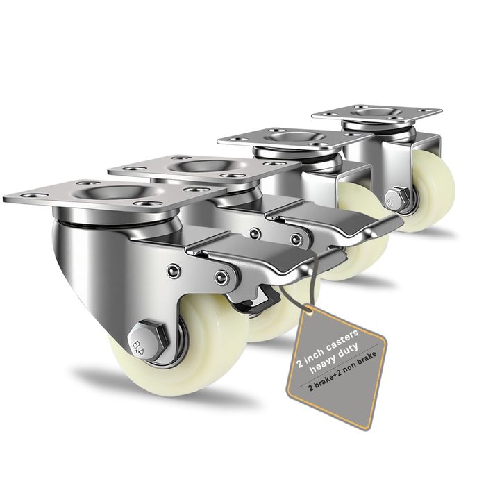 2 Inch Locking Plate Casters