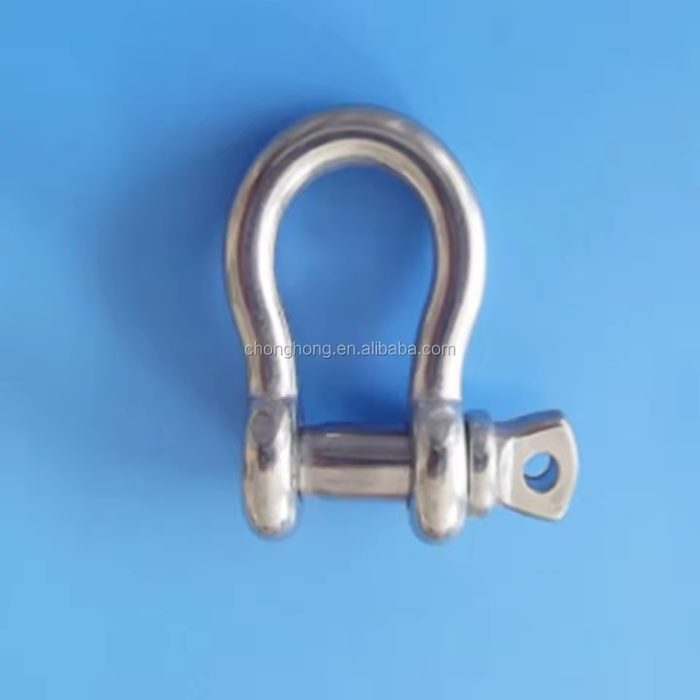 Stainless Steel Polished Screw Pin Bow Shackles SS316 SS304