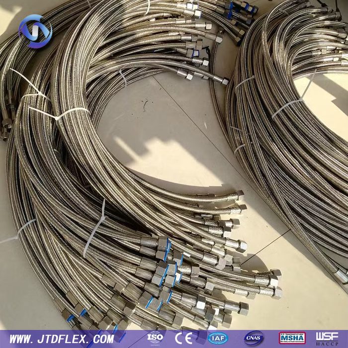 Kink-Resistant PTFE Hose for Hydraulic and Pneumatic Instrumentation Lines