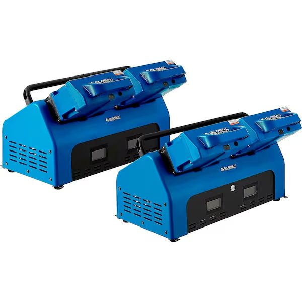 Dual Charging Station for Hot Swappable LiFePO4 Batteries