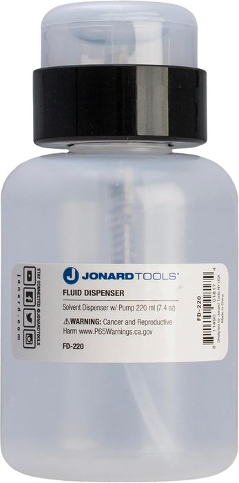 Fluid Dispenser for Isopropyl Alcohol and Other Cleaning Fluids