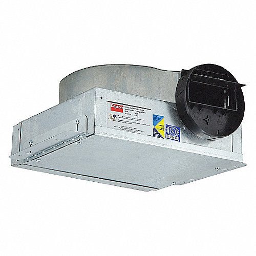 In-Line Cabinet Fan, Low Profile, 151 CFM