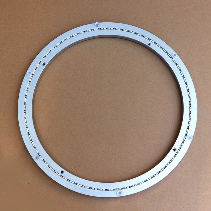Large Size Low Noise Aluminum Lazy Susan Turntable Bearing Swivel Plate Slewing Bearings Low Profile Turntable Bearing Thin-Section Ball Bearing