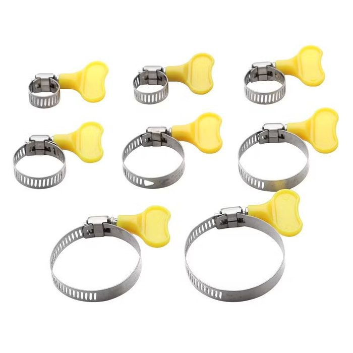 Germany Type Hose Clamp with Plastic Butterfly Handle Quick Release