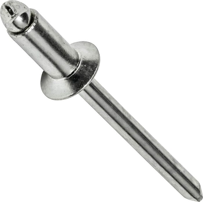 POP Rivets ALL Steel 6-6, 3/16" x 3/8" Grip Range, Zinc Plated