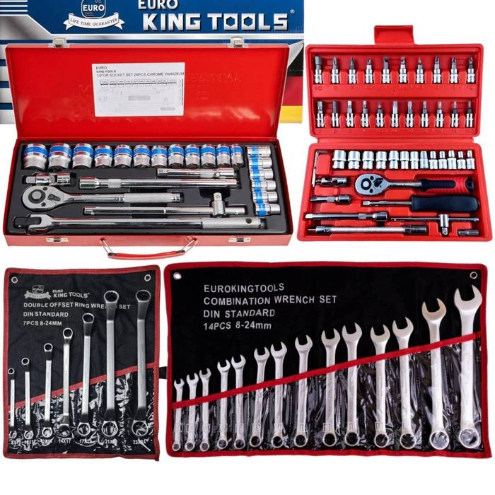 24-piece 8-24mm Adjustable Wrench Set