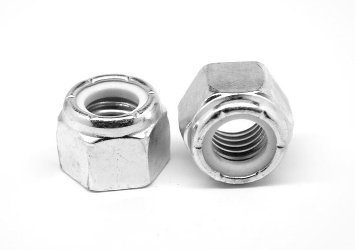 M6 x 1.00 Coarse DIN 985 Nyloc (Nylon Insert Locknut)