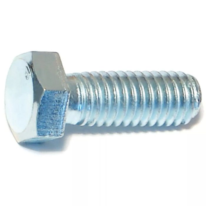 Hex Bolt, 3/8 inch-16 x 1 inch, Zinc Plated