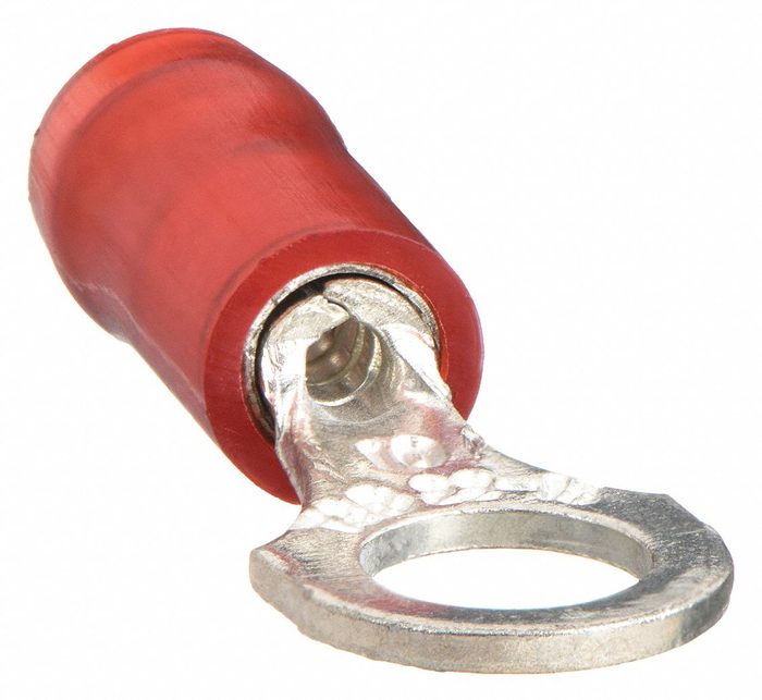 Red Nylon Insulation Ring Terminal