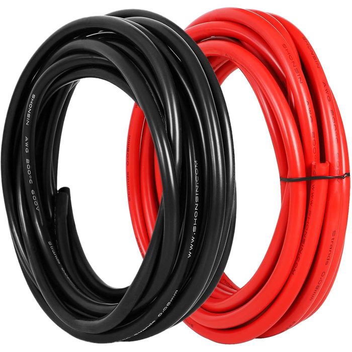 High Flexible Silicone Cable 6 AWG