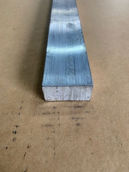 1 x 2 x 7.8 Inches 6061 Aluminum Solid Flat Bar