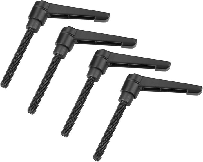 Lever Adjustable Handles, Clamping Lever Handles M8 x 16mm Adjustable Knobs Handle Male Thread Metal Machine Knobs Adjustable Fixing Handle