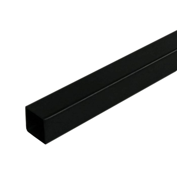 Square Steel Tube, Black, 48in x 1in x 1in
