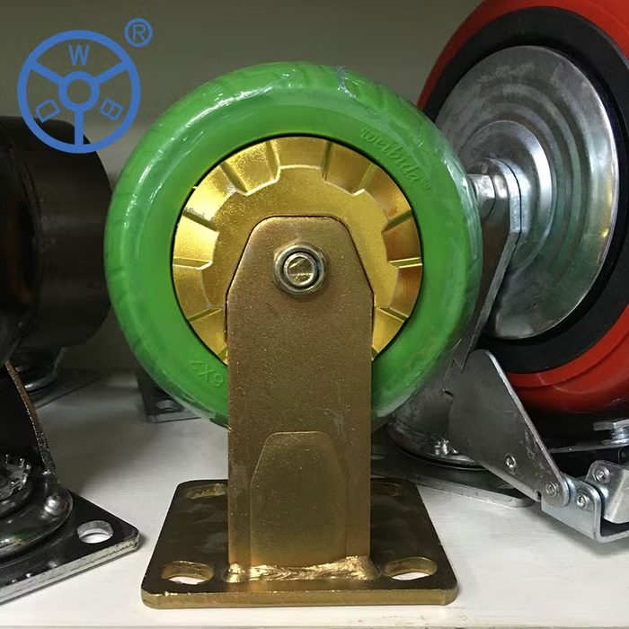 Industrial Wheels Hand Trolley Heavy Duty TPR Caster Wheels