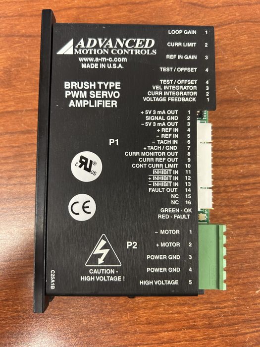 Brush Type PWM Servo Amplifier