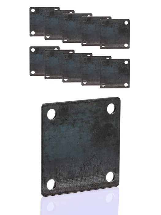 4”X4” Weldable Square Steel Metal Baseplate - A36 Steel Plate