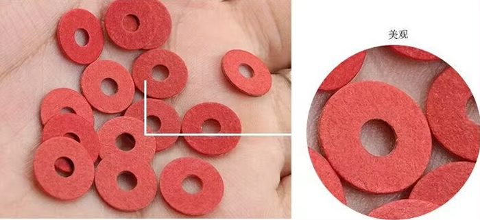 Red Nylon PTFE Shim Washers
