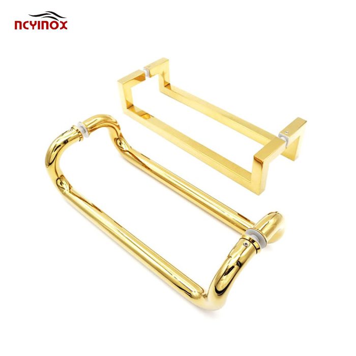 Double Offset Round Pull Handle