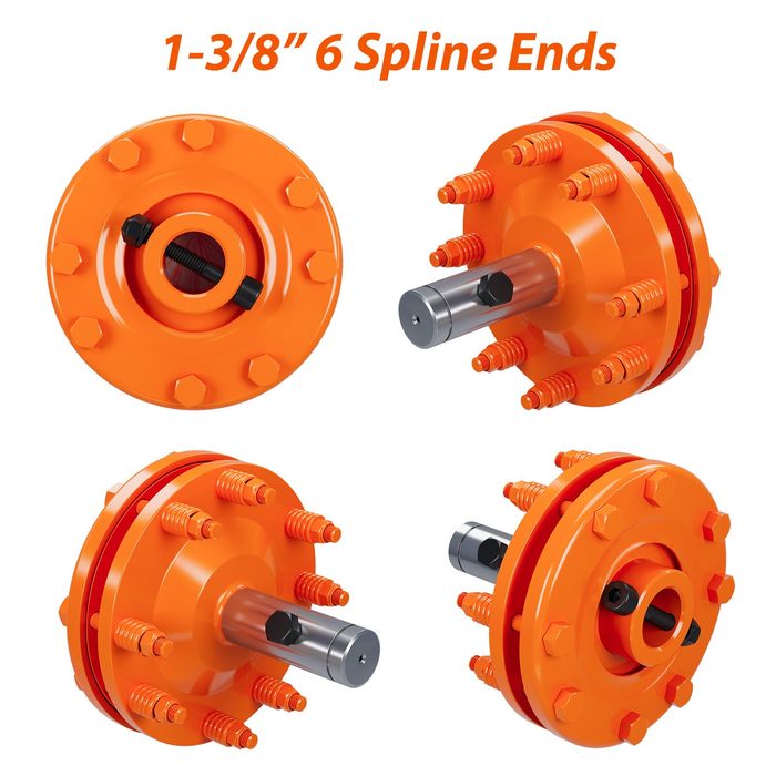PTO Slip Clutch, Smooth Round Ends PTO Friction