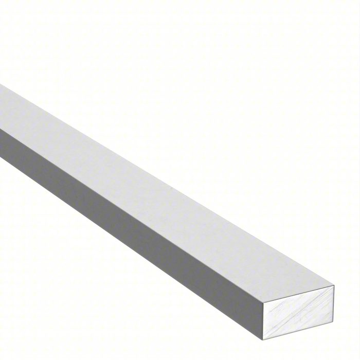 6061 Aluminum Rectangle Bar, 1.5 in T