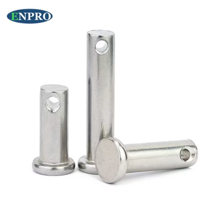 DIN1444 Stainless Steel Flat Head Clevis Pins Grooved Clevis Pins with Head