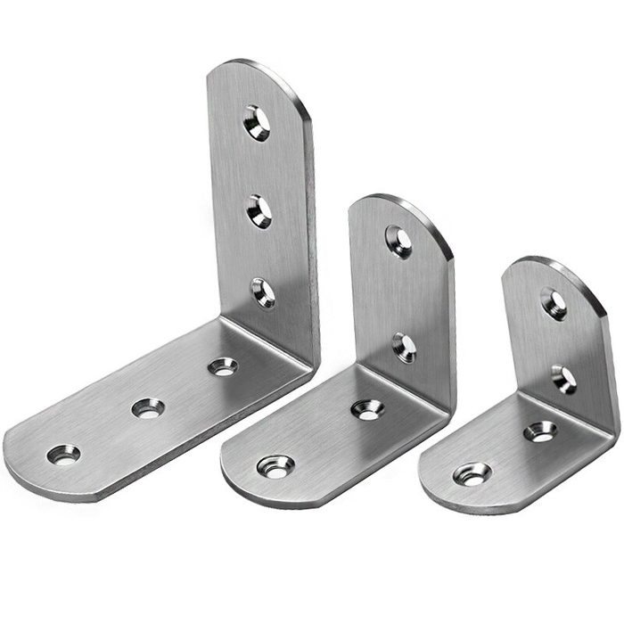 84/65/50mm Right Angle Bracket L-Shaped Corner Brace Shelf
