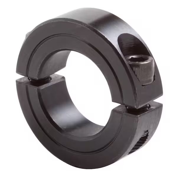 2 in. Bore Black Oxide Coated Mild Steel Clamp Collar