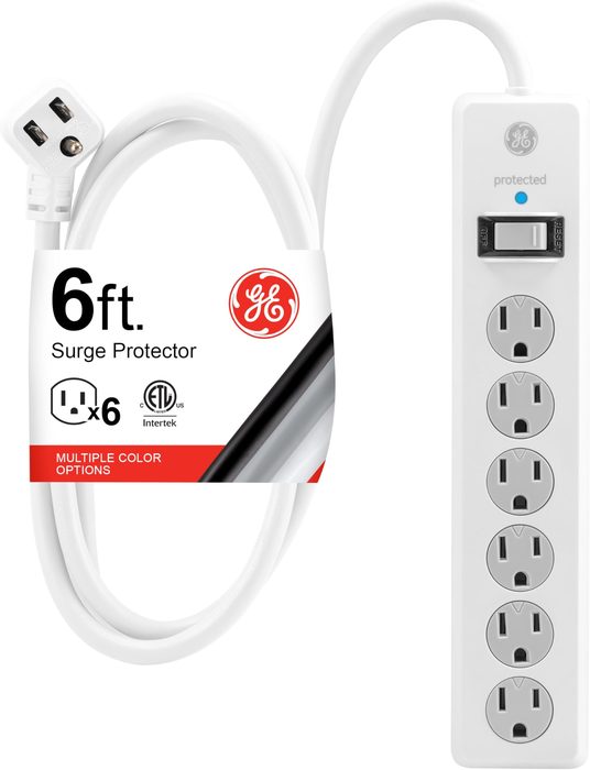 6 Outlet Surge Protector Power Strip