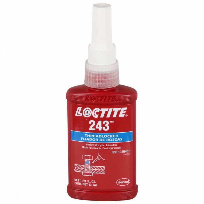 243 Blue Medium Strength Threadlocker