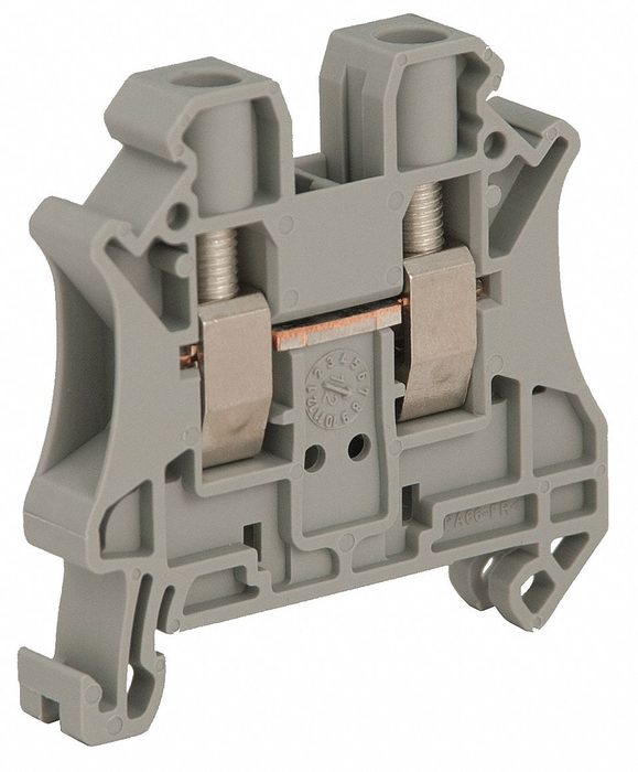 Polyamide Passthrough DIN Rail Mount Terminal Block
