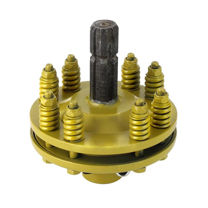 PTO Slip Clutch, 1-3/8" 6 Spline Ends Smooth Round Ends