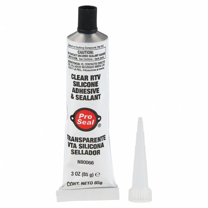 Clear RTV Silicone Adhesive and Sealant